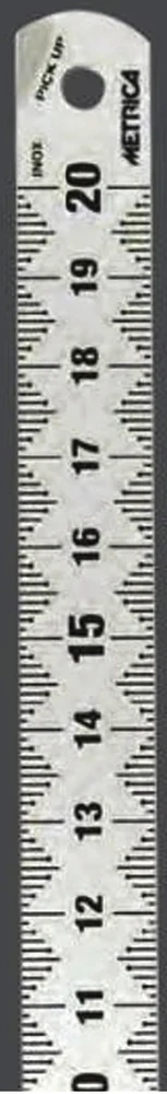 Règle rigide en inox