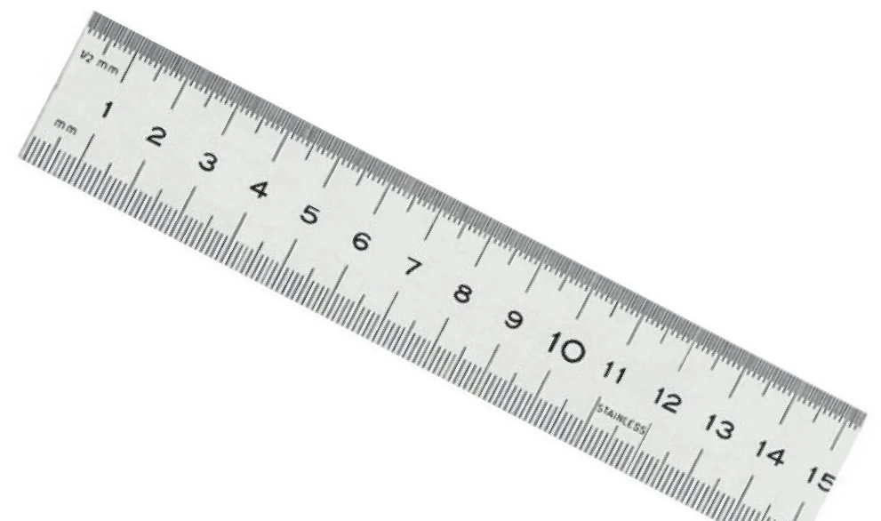 Regle inox graduée