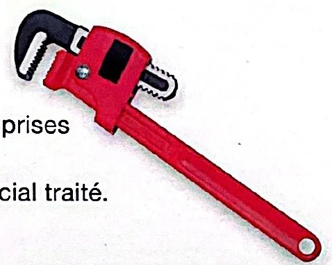Clé Stillson acier